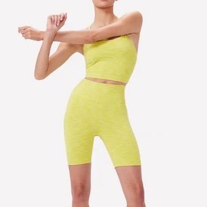 Outdoor Voices flow Crop top set (Top & shorts), Small